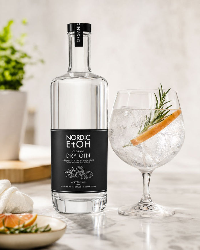 Nordic EtOH Organic Dry Gin Original Black 44% 70cl
