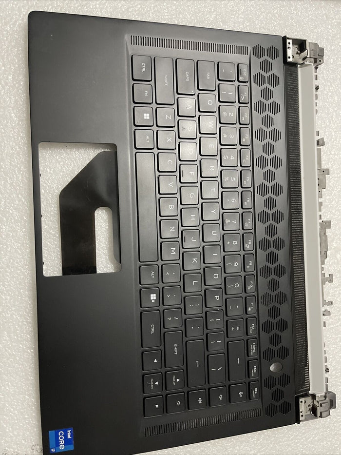 OEM Dell Alienware x15 R1 Laptop Palmrest Touchpad Keyboard  0V6M0K H1D5 Grade A