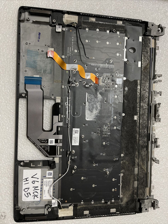 OEM Dell Alienware x15 R1 Laptop Palmrest Touchpad Keyboard  0V6M0K H1D5 Grade A