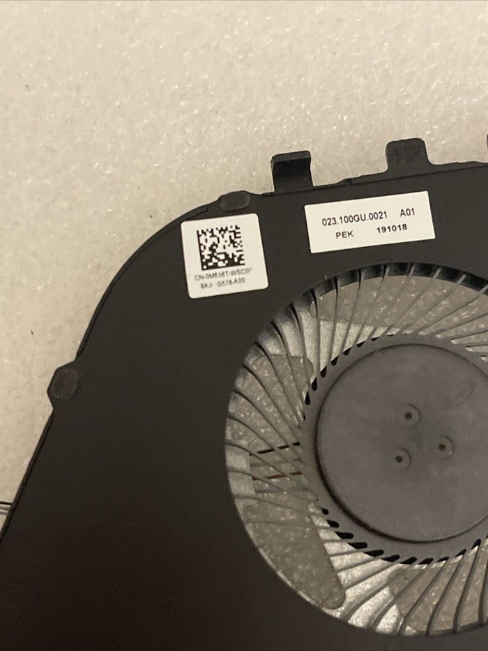 OEM Dell Inspiron 5590 5490 Laptop CPU Cooling Fan Assembly  M638T 0m638t P6