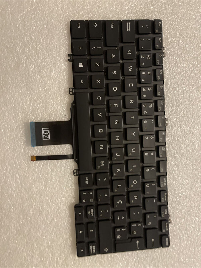 OEM Genuine Dell Backlit Laptop Brazil Backlit Keyboard 58NRR 058NRR H1 B1