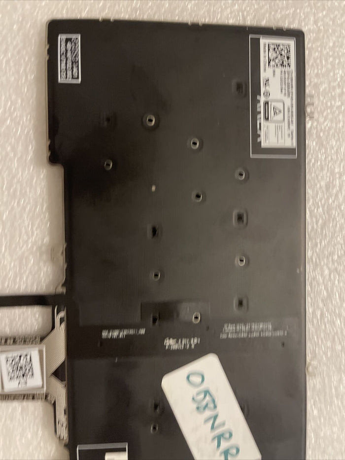 OEM Genuine Dell Backlit Laptop Brazil Backlit Keyboard 58NRR 058NRR H1 B1