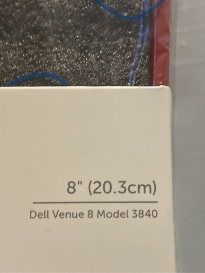 Open Box New OEM Venue 8 (3840) Tablet Rubber Duo Case Red KXHDJ H3FYV 0H3FYV