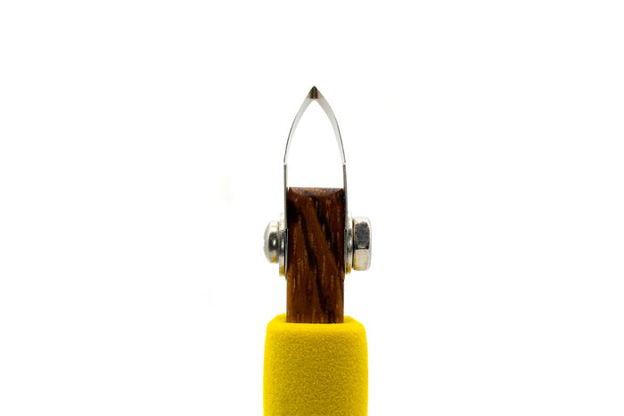 P1 Curved V Tip Clay Carving Tool
