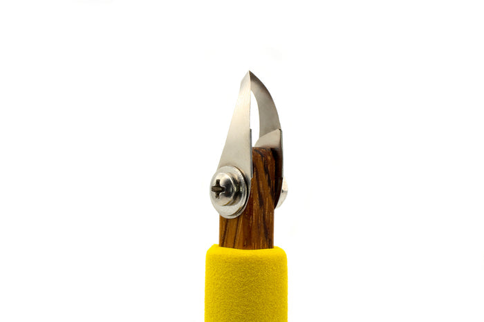 P1 Curved V Tip Clay Carving Tool