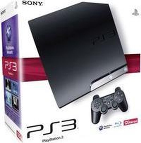 PlayStation 3 Slim 120GB console met DualShock 3 controller