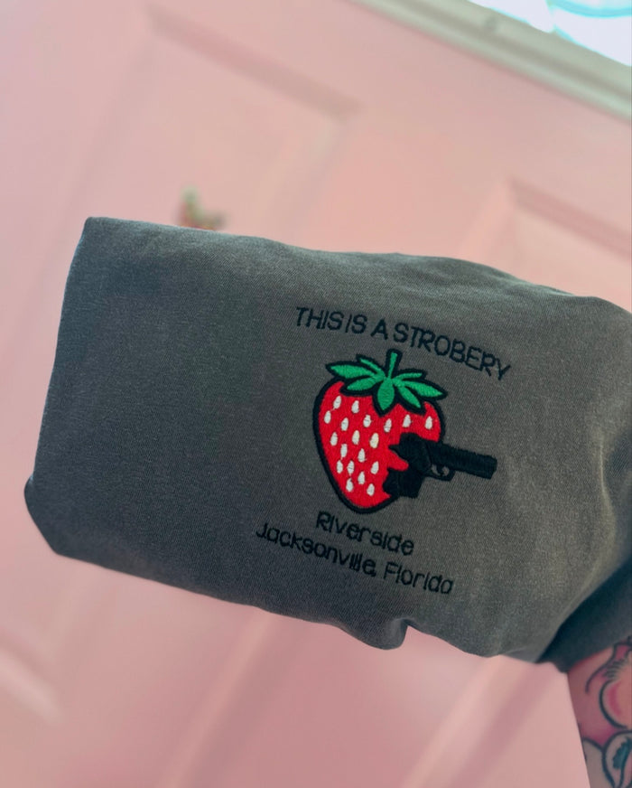 Riverside Strobery Embroidered T-Shirt