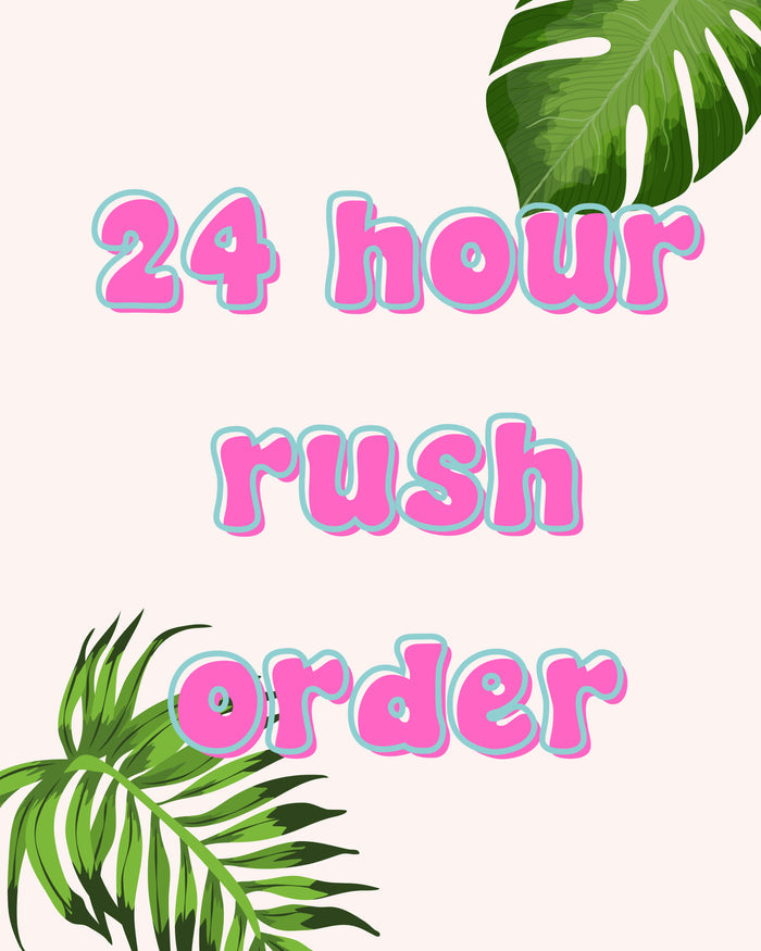 Rush Order 24hour pickup/shipping