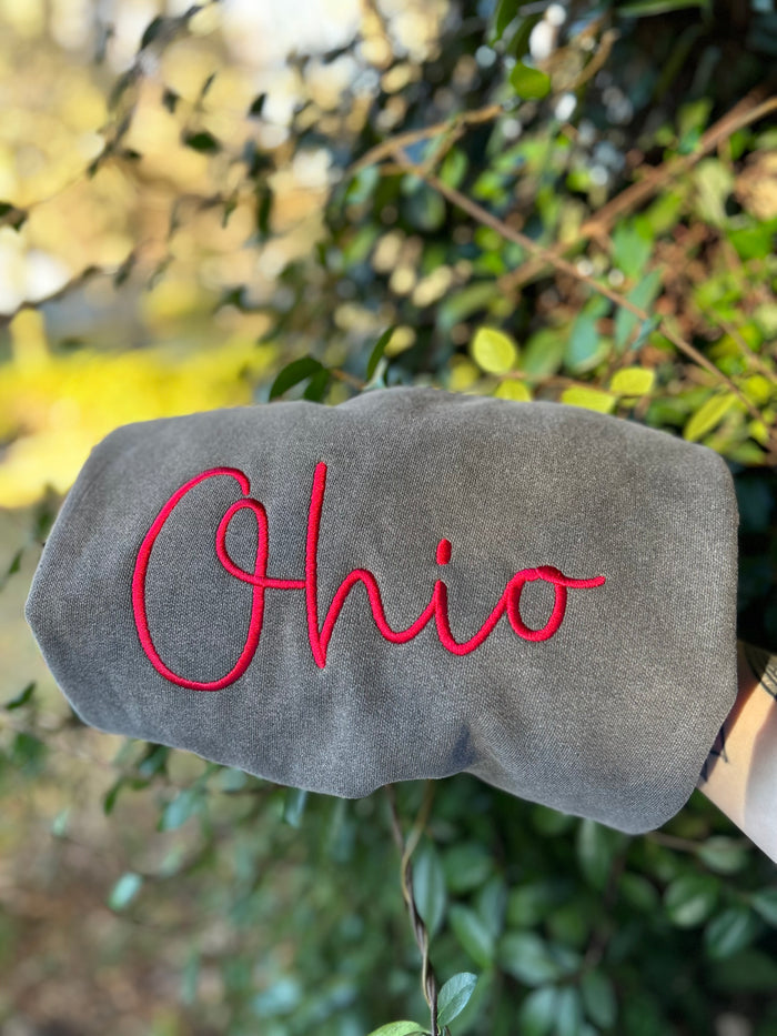 Script Gameday Embroidered Sweatshirt