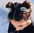 Skelly Hand Hair Clips