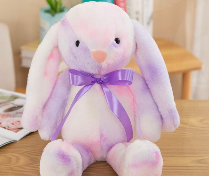 Tie Dye Embroidered Personalized Bunny