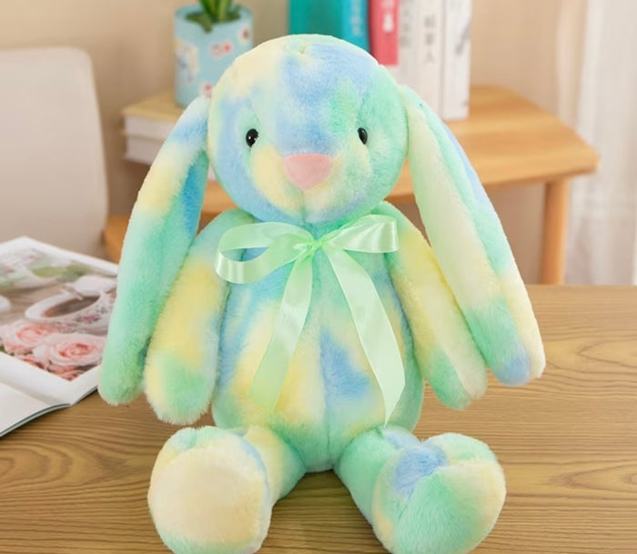 Tie Dye Embroidered Personalized Bunny