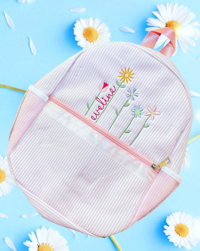 Toddler Seersucker Backpack