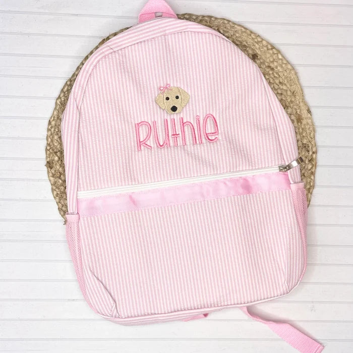 Toddler Seersucker Backpack
