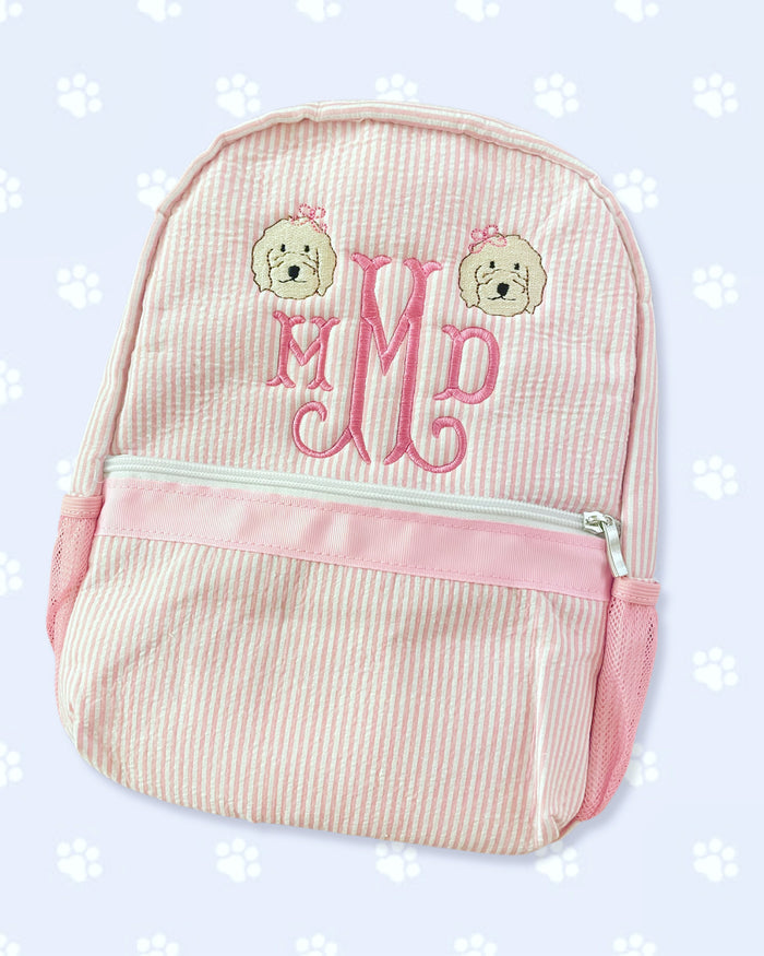 Toddler Seersucker Backpack