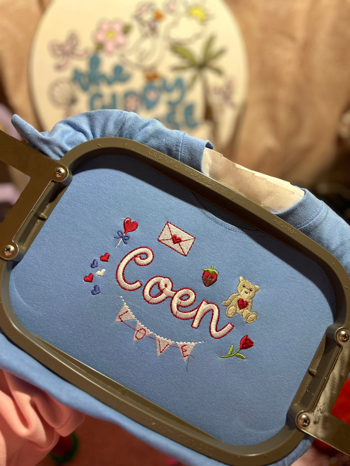 Valentine Mini Embroidered Shirt