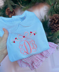 Valentine Ribbon Embroidered Shirt