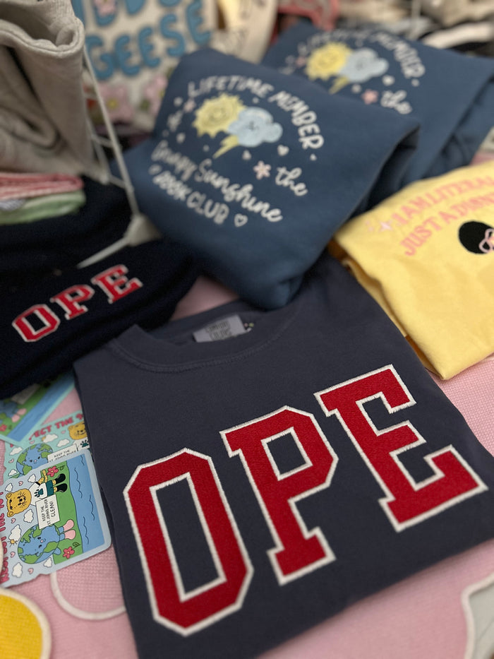 Varsity Letter Embroidered T-Shirt