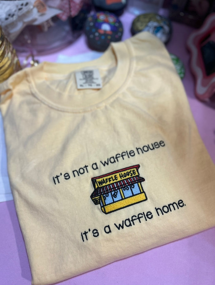 Waffle Home Embroidered T-Shirt