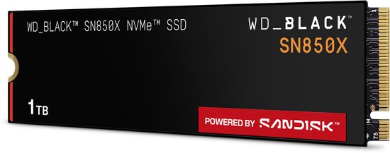 Western Digital Black SN850X - Interne SSD -  1 TB